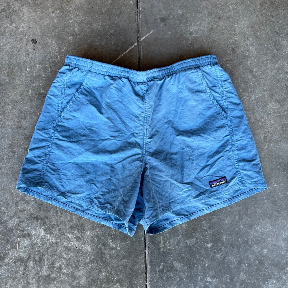 Patagonia Baggies Women's Large Still Blue Outdoor Summer Lightweight Gorpcore